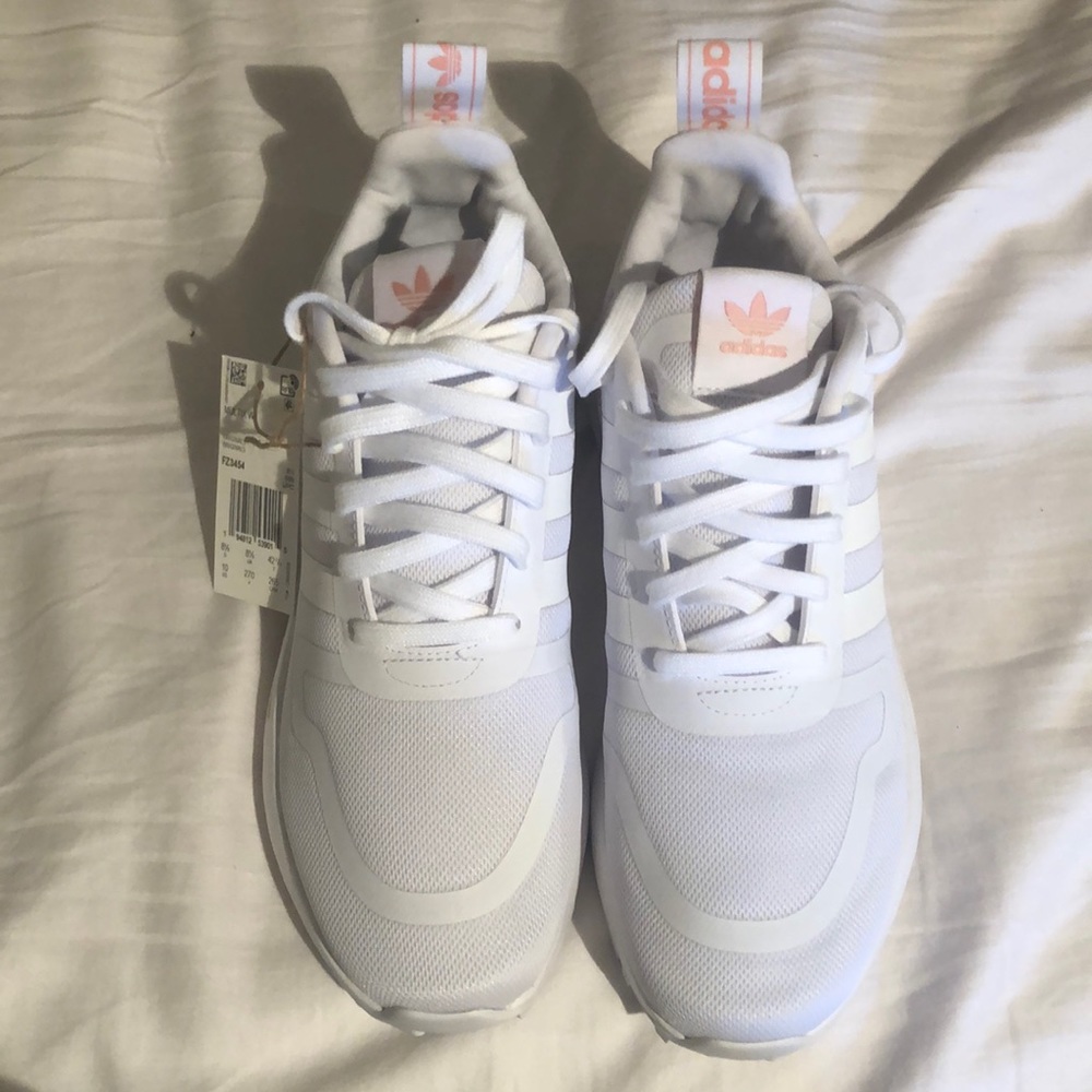 Adidas, SIZE 10, WHITE